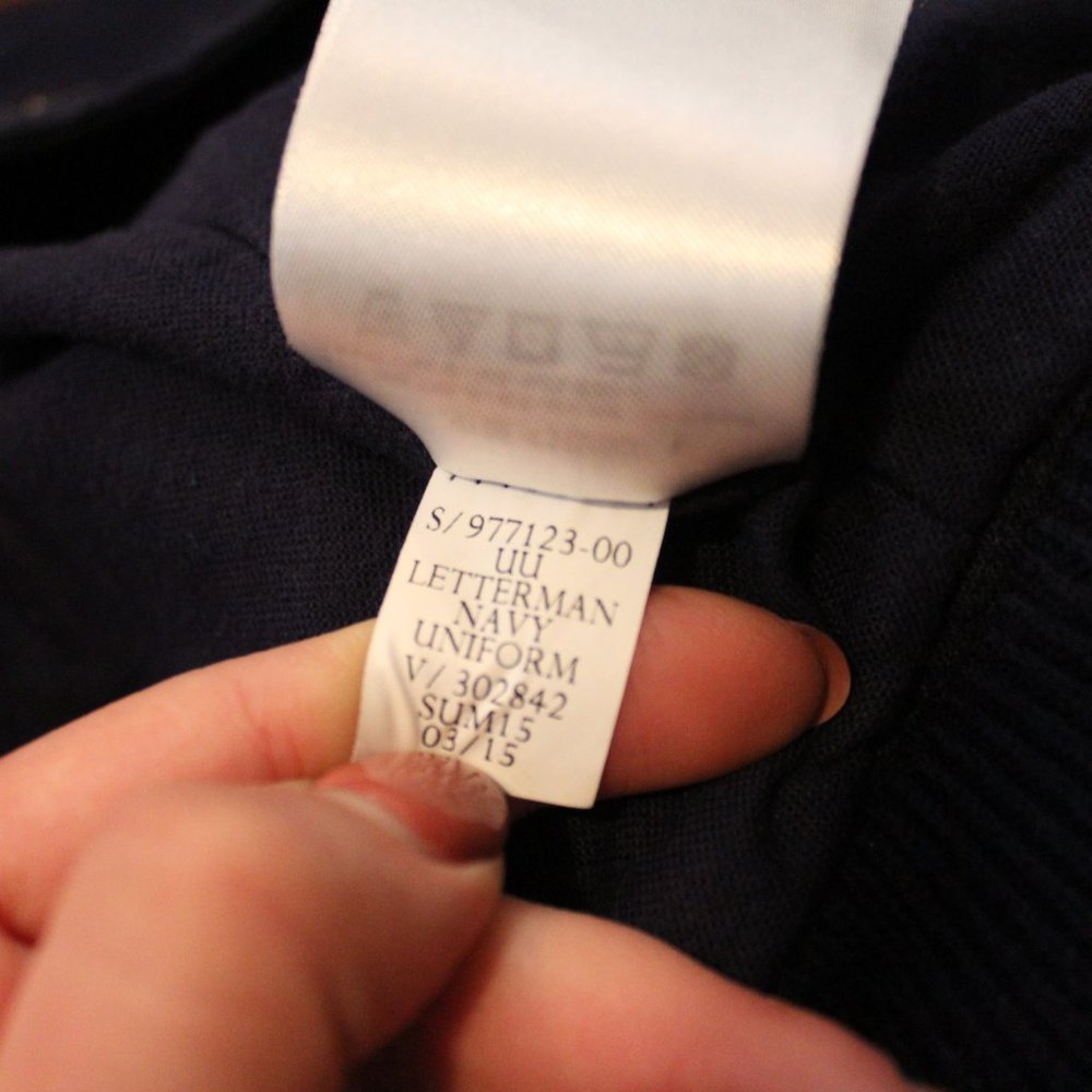 SOLD GAP | kids letterman jacket navy - Picture 7 of 7